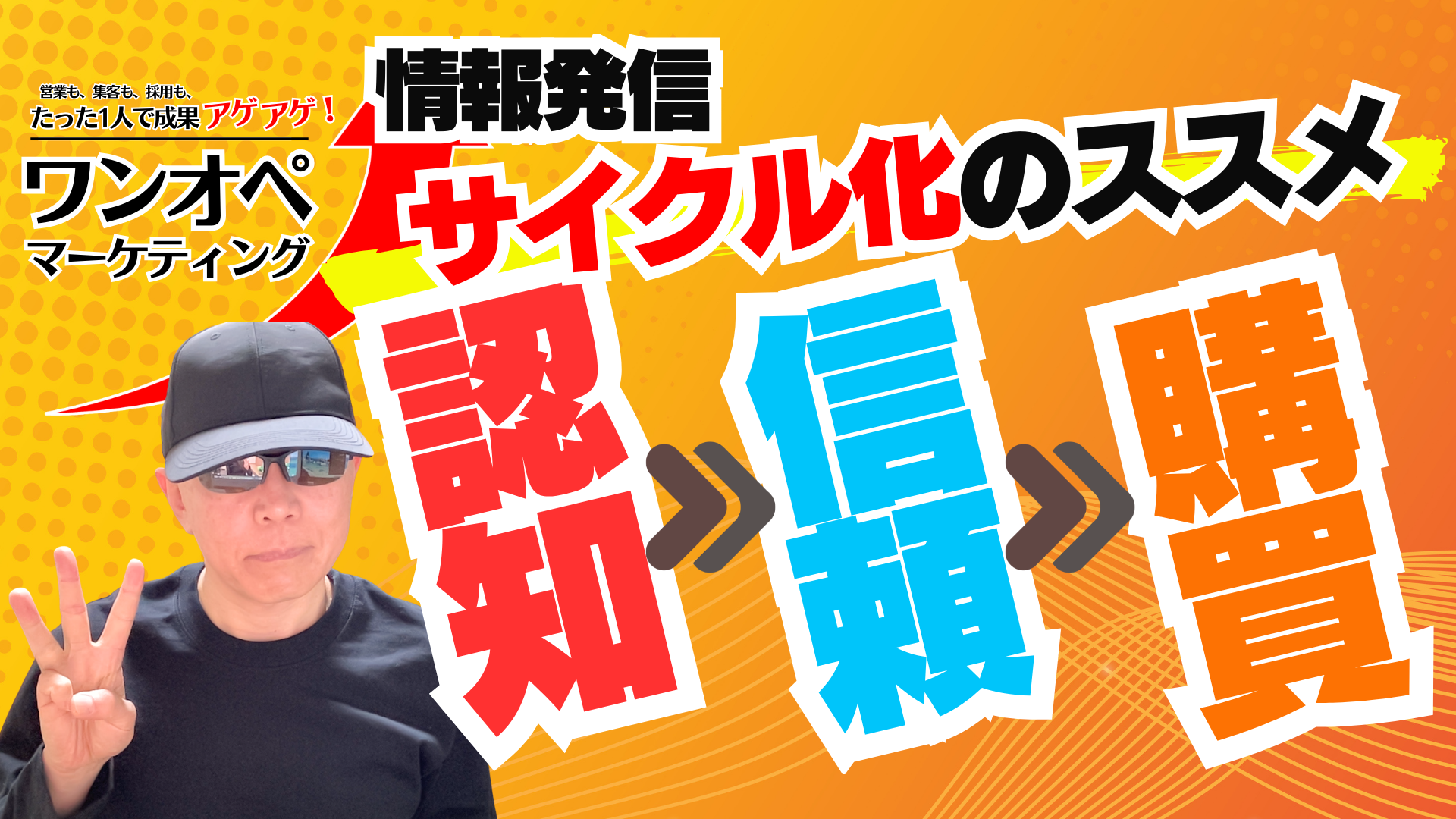 認知から信頼へ。信頼から購買へ。情報発信のサイクル化（繰り返し）のススメ